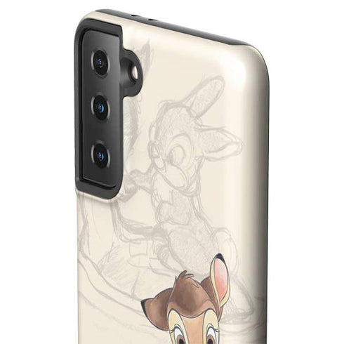 Disney Bambi Sketched Portrait Galaxy S21 Plus 5G Pro Case