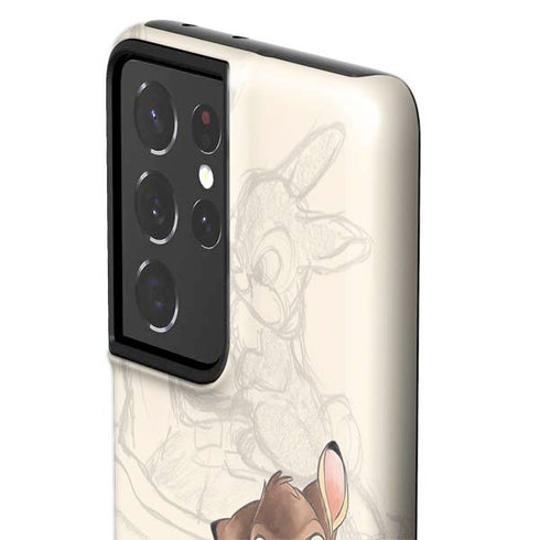 Disney Bambi Sketched Portrait Galaxy S21 Ultra 5G Pro Case