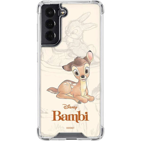 Disney Bambi Sketched Portrait Galaxy S22 Clear Case