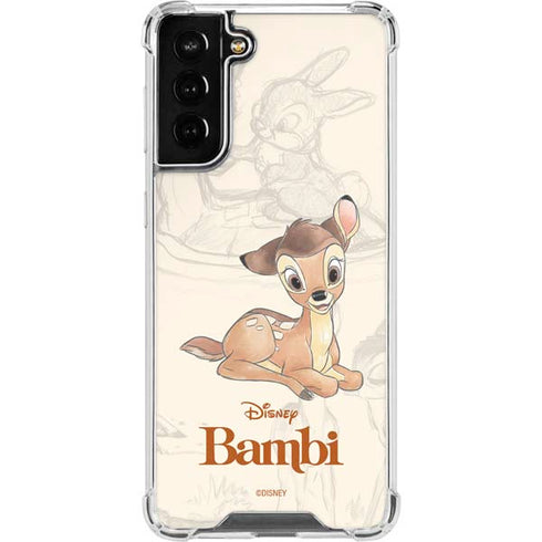 Disney Bambi Sketched Portrait Galaxy S22 Plus Clear Case