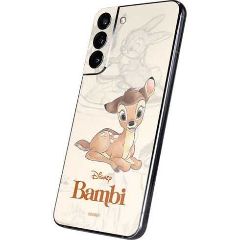 Disney Bambi Sketched Portrait Galaxy S22 Plus Skin