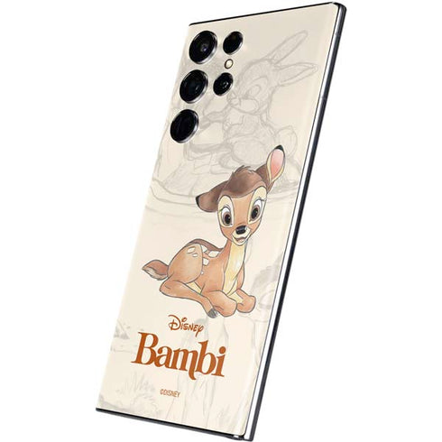 Disney Bambi Sketched Portrait Galaxy S22 Ultra Skin