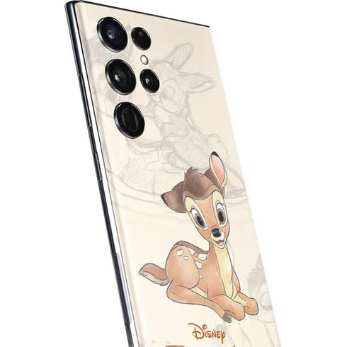 Disney Bambi Sketched Portrait Galaxy S22 Ultra Skin