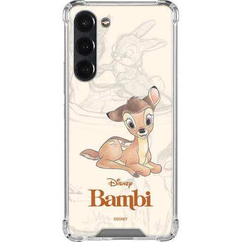 Disney Bambi Sketched Portrait Galaxy S23 Plus Clear Case
