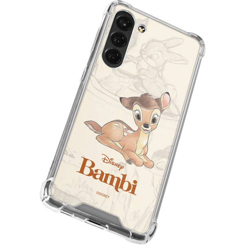 Disney Bambi Sketched Portrait Galaxy S23 Plus Clear Case