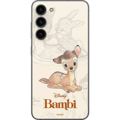 Disney Bambi Sketched Portrait Galaxy S23 Plus Skin