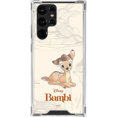 Disney Bambi Sketched Portrait Galaxy S23 Ultra Clear Case