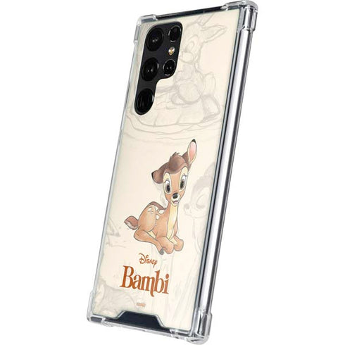 Disney Bambi Sketched Portrait Galaxy S23 Ultra Clear Case
