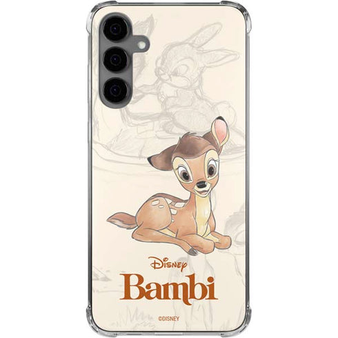Disney Bambi Sketched Portrait Galaxy S24 Plus Clear Case