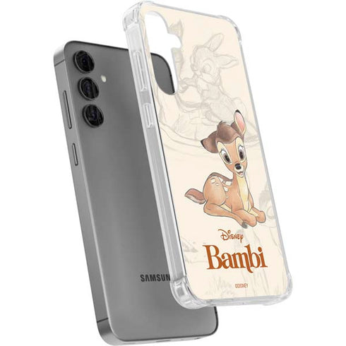 Disney Bambi Sketched Portrait Galaxy S24 Plus Clear Case