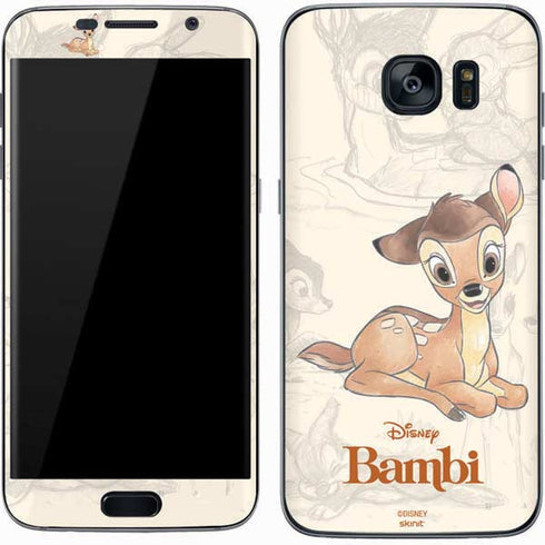 Disney Bambi Sketched Portrait Galaxy S7 Skin