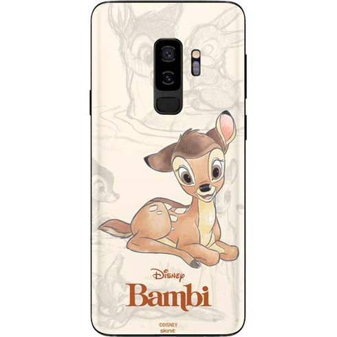 Disney Bambi Sketched Portrait Galaxy S9 Plus Skin