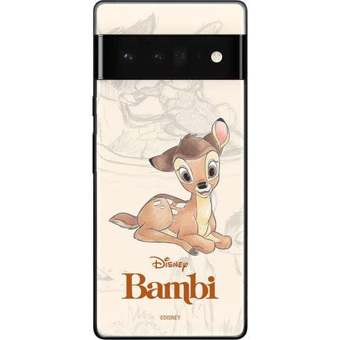 Disney Bambi Sketched Portrait Google Pixel 6 Pro Skin