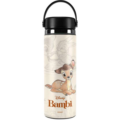 Disney Bambi Sketched Portrait Hydro Flask 20oz Wide Mouth Skin