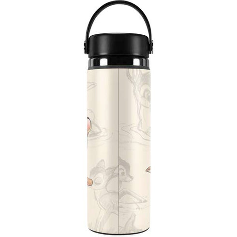 Disney Bambi Sketched Portrait Hydro Flask 20oz Wide Mouth Skin