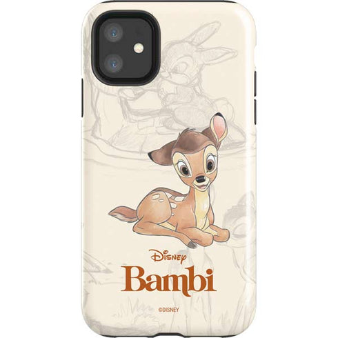 Disney Bambi Sketched Portrait iPhone 11 Impact Case