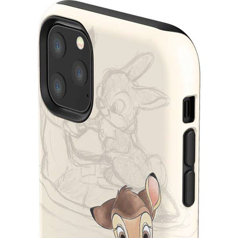 Disney Bambi Sketched Portrait iPhone 11 Pro Max Impact Case