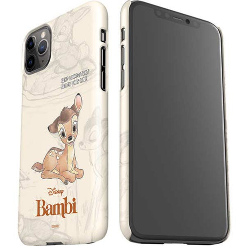 Disney Bambi Sketched Portrait iPhone 11 Pro Max Lite Case