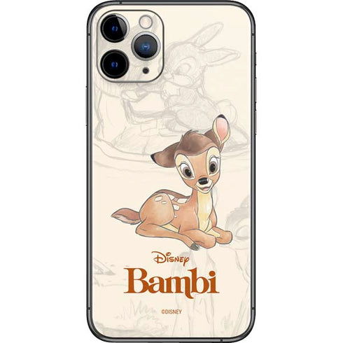 Disney Bambi Sketched Portrait iPhone 11 Pro Skin