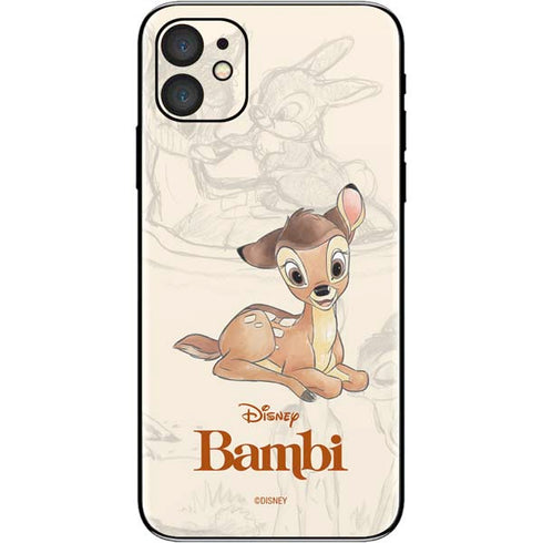 Disney Bambi Sketched Portrait iPhone 11 Skin