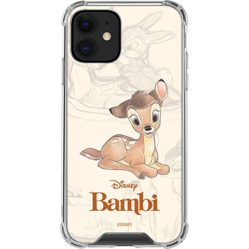 Disney Bambi Sketched Portrait iPhone 12 Clear Case