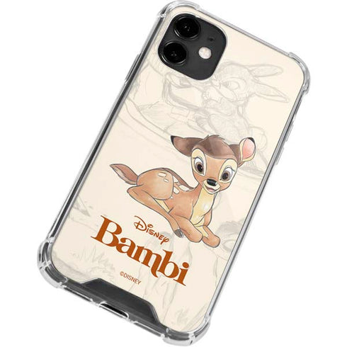 Disney Bambi Sketched Portrait iPhone 12 Clear Case