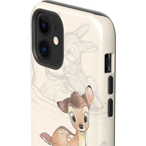 Disney Bambi Sketched Portrait iPhone 12 Impact Case