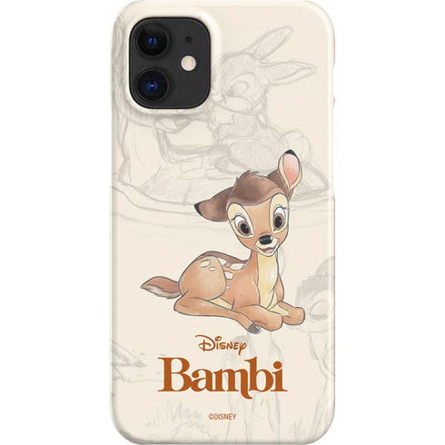 Disney Bambi Sketched Portrait iPhone 12 Mini Lite Case