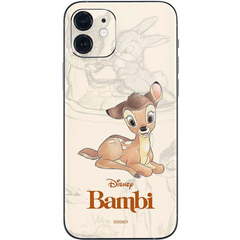 Disney Bambi Sketched Portrait iPhone 12 Mini Skin