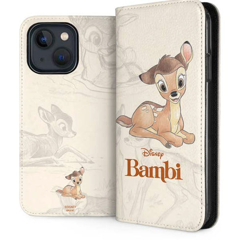 Disney Bambi Sketched Portrait iPhone 13 Folio Case