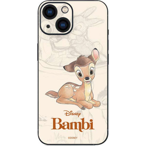 Disney Bambi Sketched Portrait iPhone 13 Mini Skin