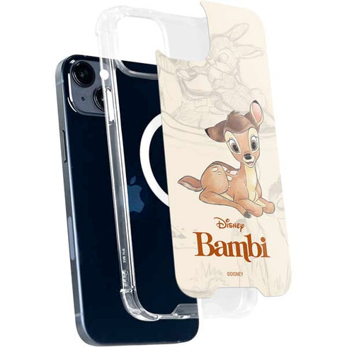 Disney Bambi Sketched Portrait iPhone 14 Plus MagSafe Case