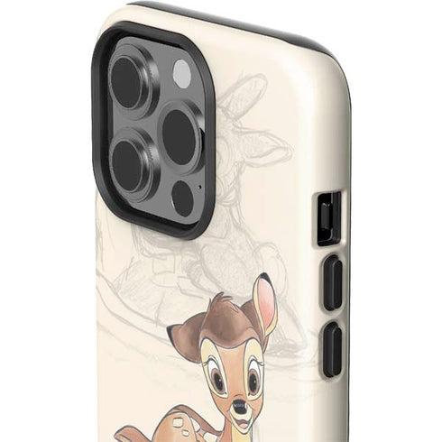 Disney Bambi Sketched Portrait iPhone 14 Pro Impact Case