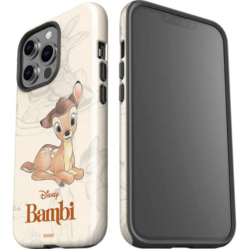 Disney Bambi Sketched Portrait iPhone 14 Pro Impact Case