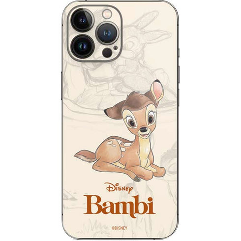 Disney Bambi Sketched Portrait iPhone 14 Pro Max Skin