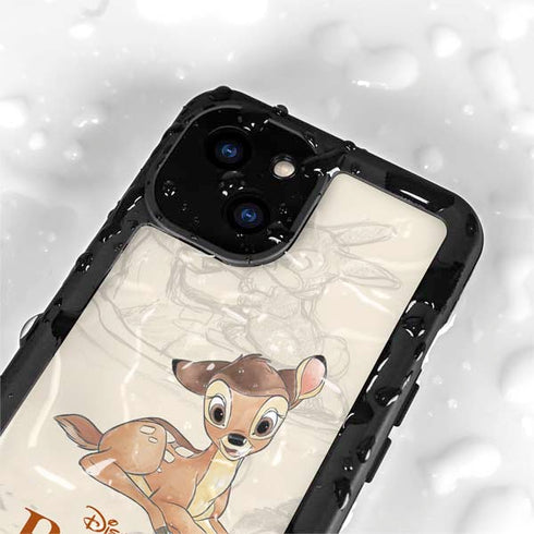 Disney Bambi Sketched Portrait iPhone 15 Plus Waterproof Case