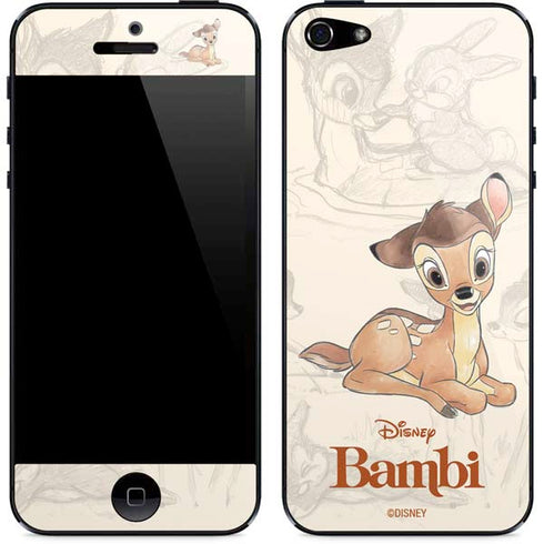 Disney Bambi Sketched Portrait iPhone 5/5s/5SE Skin