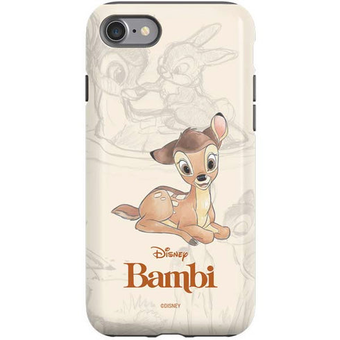 Disney Bambi Sketched Portrait iPhone SE (2nd & 3rd Gen) Pro Case