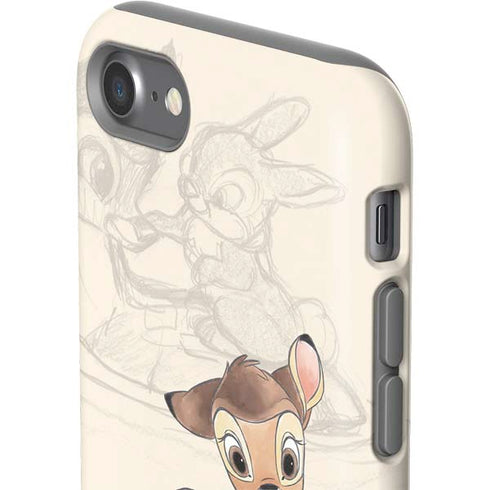 Disney Bambi Sketched Portrait iPhone SE (2nd & 3rd Gen) Pro Case