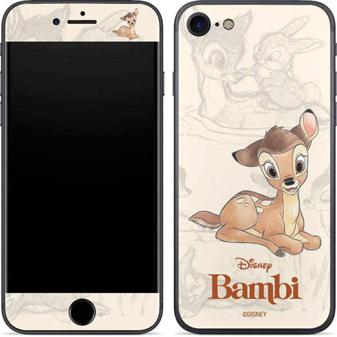 Disney Bambi Sketched Portrait iPhone SE (2nd & 3rd Gen) Skin
