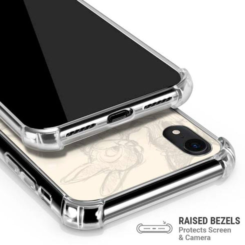 Disney Bambi Sketched Portrait iPhone XR Clear Case