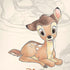 Disney Bambi Sketched Portrait iPhone XR Pro Case