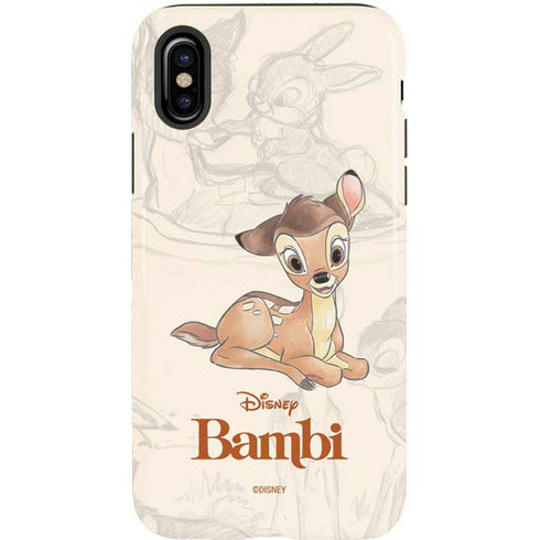 Disney Bambi Sketched Portrait iPhone XS Pro Case
