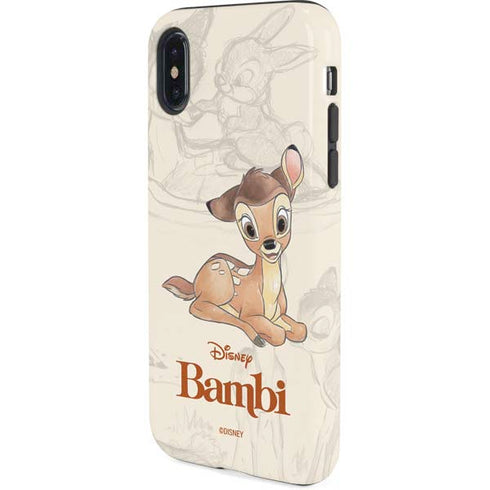 Disney Bambi Sketched Portrait iPhone XS Pro Case