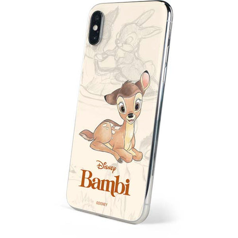 Disney Bambi Sketched Portrait iPhone XS Skin