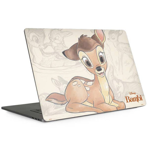 Disney Bambi Sketched Portrait Apple MacBook Pro 15-inch Skin