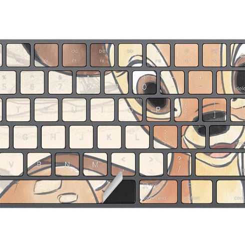 Disney Bambi Sketched Portrait Magic Keyboard with Numeric Keypad Skin