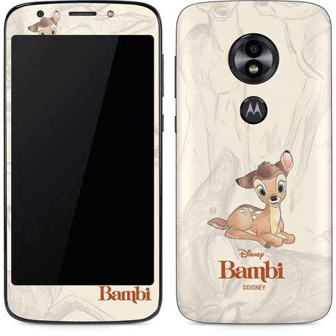 Disney Bambi Sketched Portrait Moto E5 Play Skin