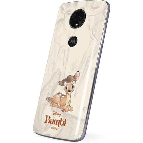 Disney Bambi Sketched Portrait Moto E5 Plus Skin