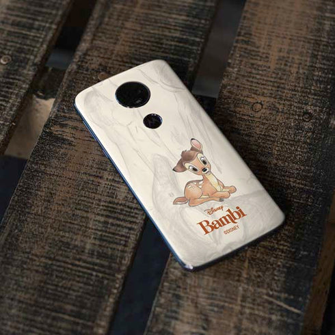 Disney Bambi Sketched Portrait Moto E5 Plus Skin